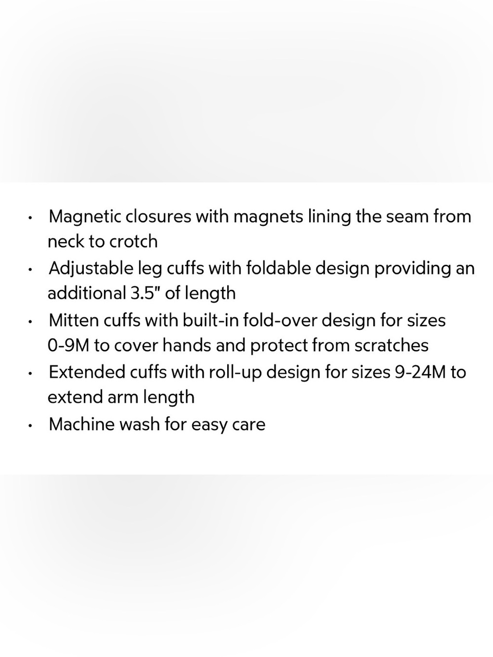 Magnetic Me Baby 2 Pack Convertible Coverall Set. Size Newborn Multi- Dino. NEW! - Picture 5 of 11
